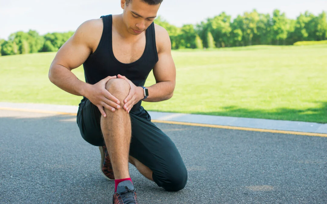 athletic man practicing sport outdoor
